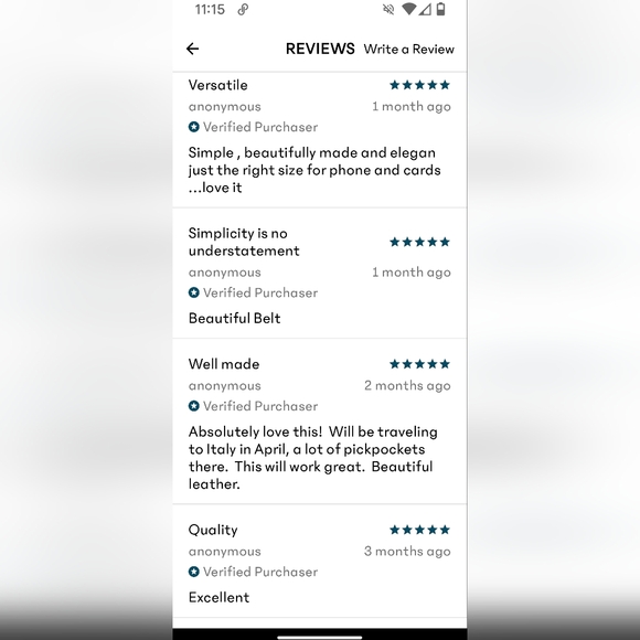 Banana Republic Heritage Leather Belt Bag in Brown Cognac NWT - Picture 10 of 14